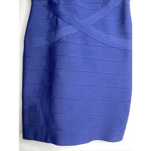 Ribbed Tank Top Dress Size XLarge Blue Polyester Spandex Blend Comfortable Slim - Picture 2 of 6